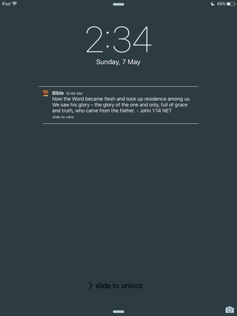 Bible verse of the&nbsp;day